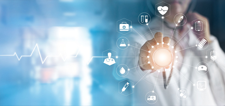 Healthcare software engineers and administrators collaborating in modern Sandton office