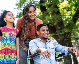 Healthcare professionals discussing partnership agreements